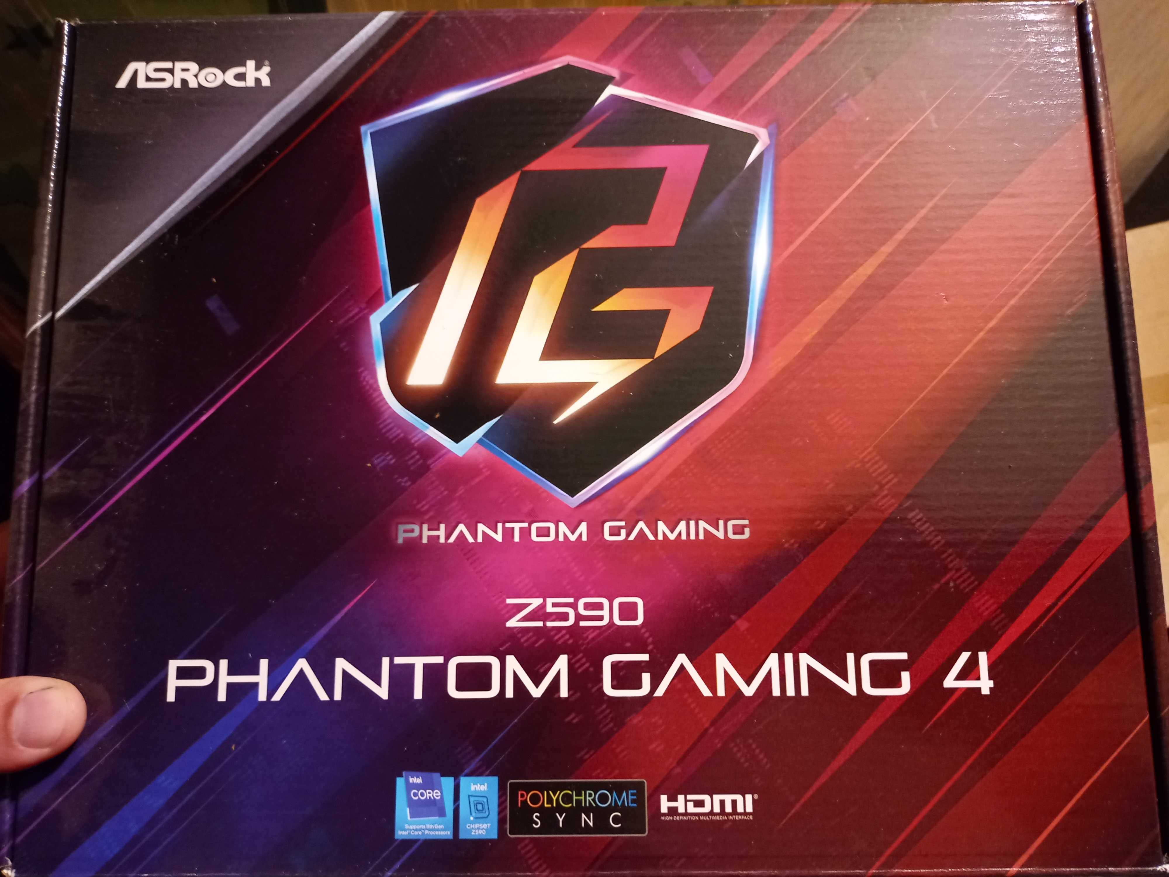 Дънна платка ASRock Z590 Phantom Gaming 4 + Процесор + RAM