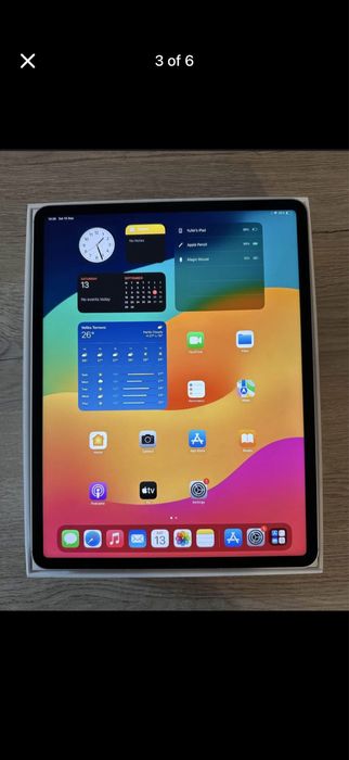 Ipad pro 12'9 inch m2 2022space grey 1399 lv