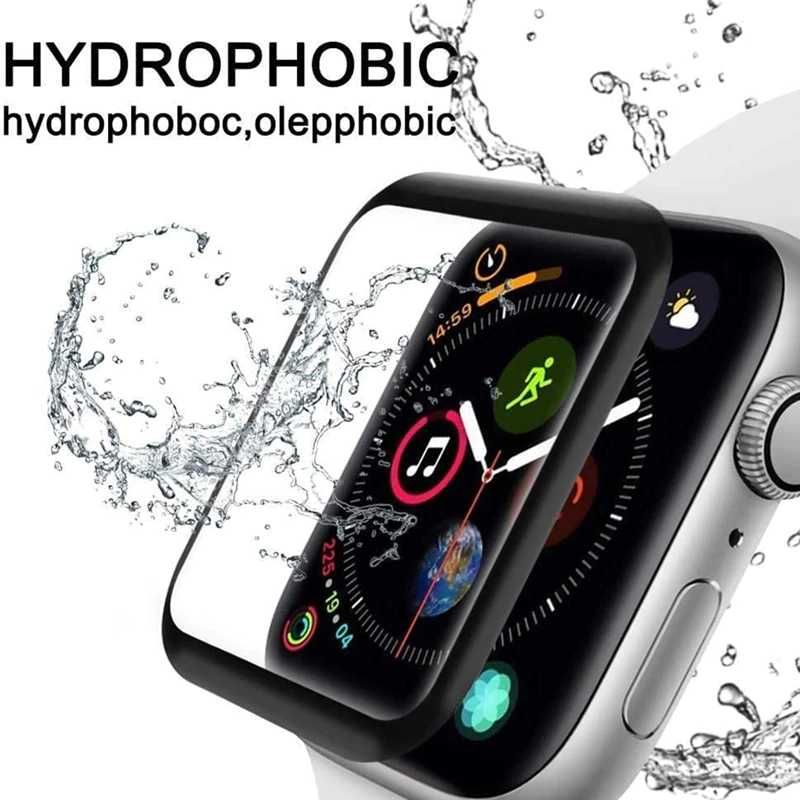 Защитная противоударная пленка и стекло+корпус iWatch 1-8, SE, 38-49мм