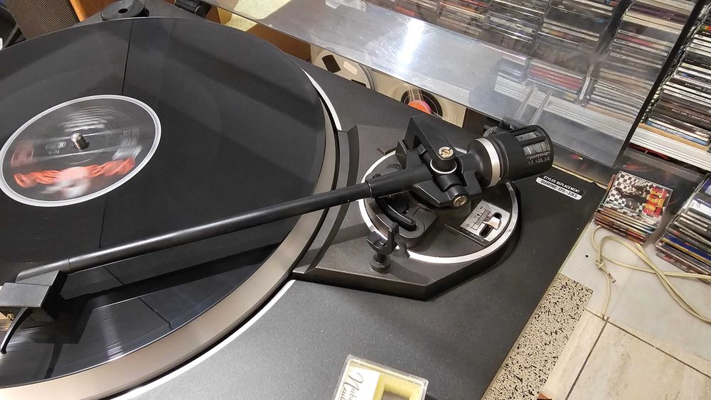 Pickup, picup Technics SL-QX300 Direct Drive Full Automatic test video