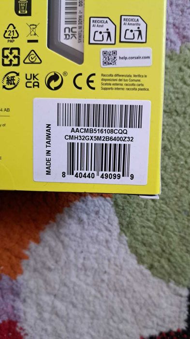 Memorie Corsair Vengeance RGB 32GB DDR5 6400MHz CL32 Dual , SIGILATE