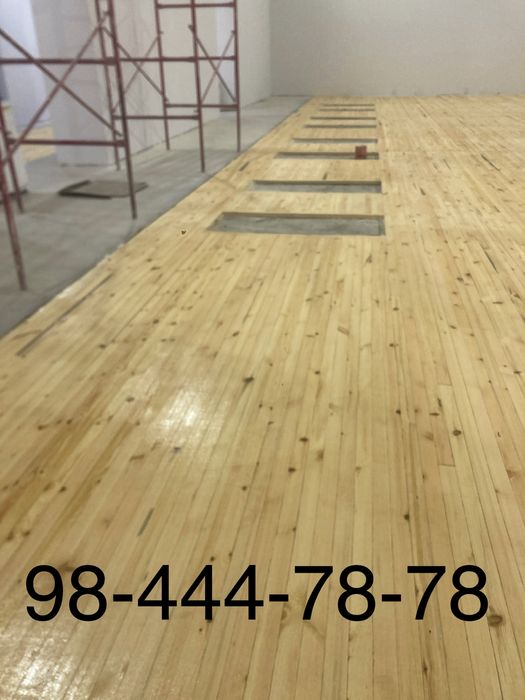 Ламинат таркет терамиз ва пол кокиш шлифовка ва лаклаш хизмати