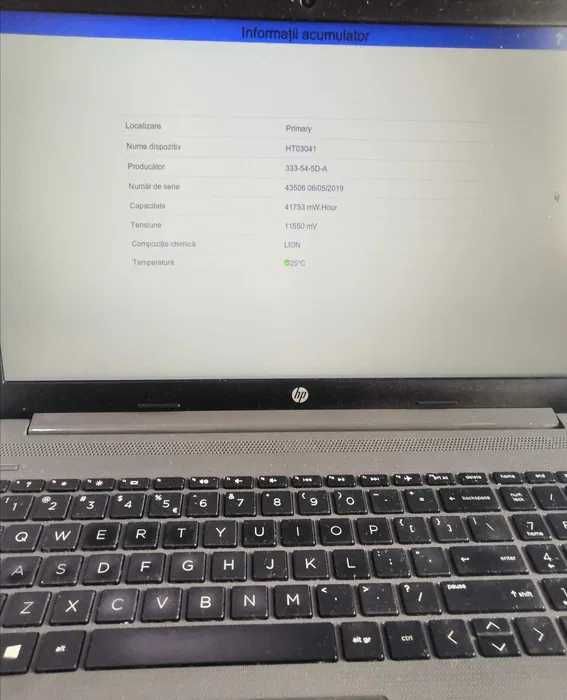 Laptop HP 250 G7 Intel i5, 1.60GHz, 8GB, 256GB SSD, Office, Windows 11