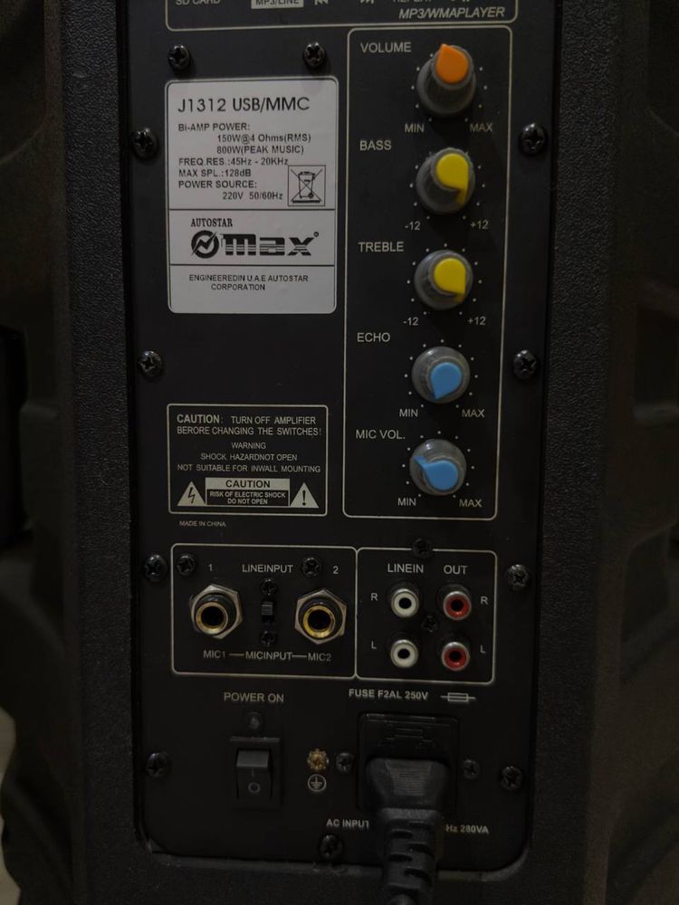 Активная колонка, 800W, Kolonka, акустическая система, блютуз, музыка