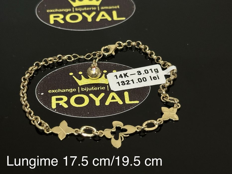 Bijuteria Royal: Bratara aur 14k/3.01 gr