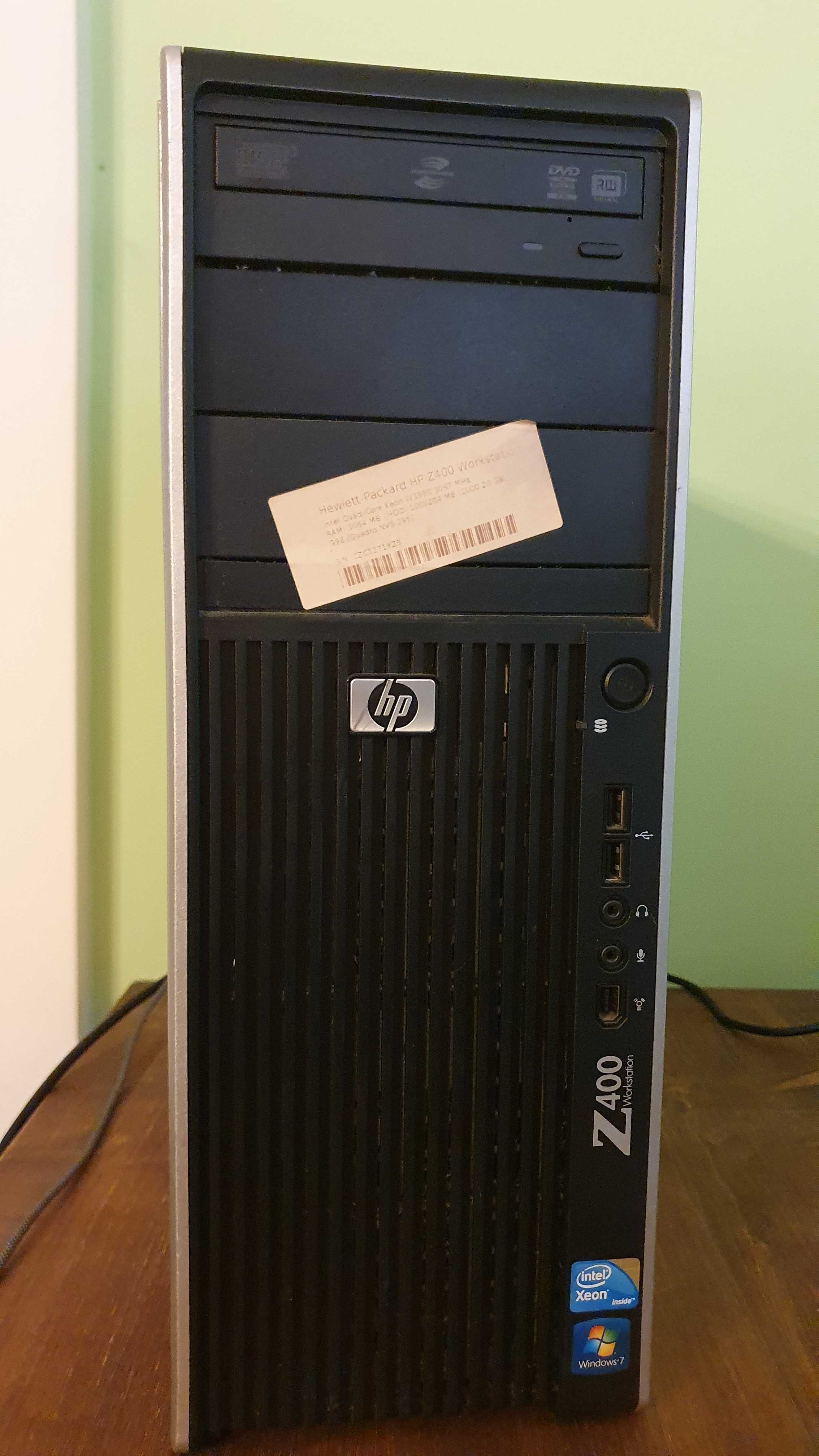 Компютър HP Z400 Xeon X5670 3.33GHz 24GB RAM HDD 1TB GTX 1650S