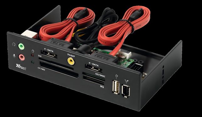 Trust 5.25" media connect bay cr-3600 usb extention