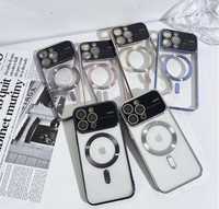 Iphone 15/PRO/PLUS/PRO MAX - Husa Silicon Magsafe Camera Lens