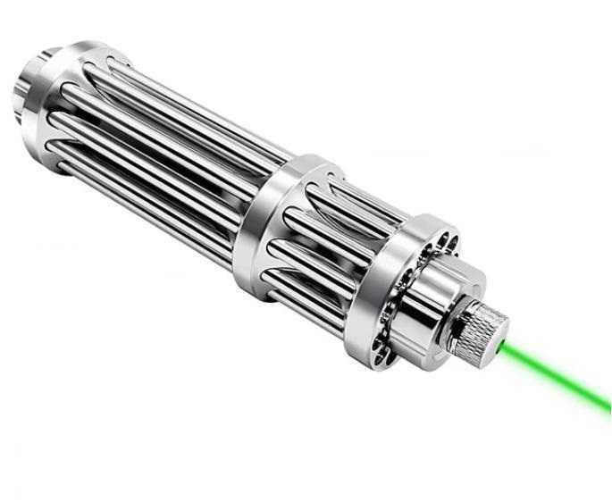 Мощен Безжичен Акумулаторен GATLING Военен Лазер до 10000 Метра Обхват