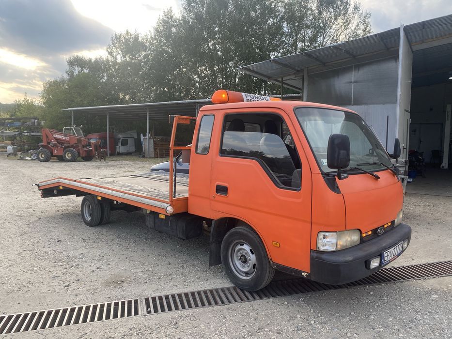 Autoplatforma Kia K2700 Probleme Motor Com Echipata Troliu Girofar