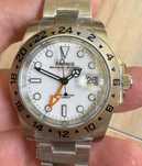 Parnis 40 mm Explorer Alb GMT Automatic Oyster
