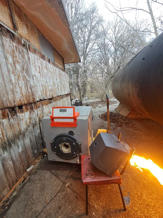 Котел на дизел и масло