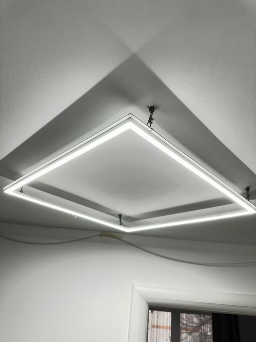 Corp de iluminat LED tip FRAME (rama) 600x600mm tavan, lumina neutra.