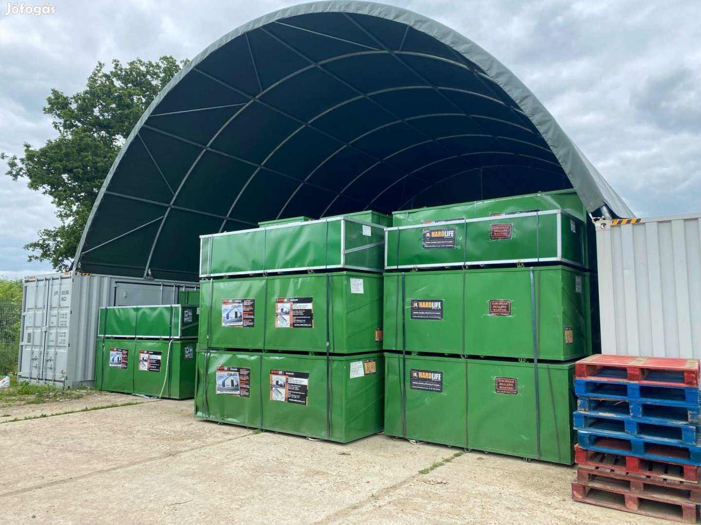 Cort container 8m x 6m pe containere de 20'