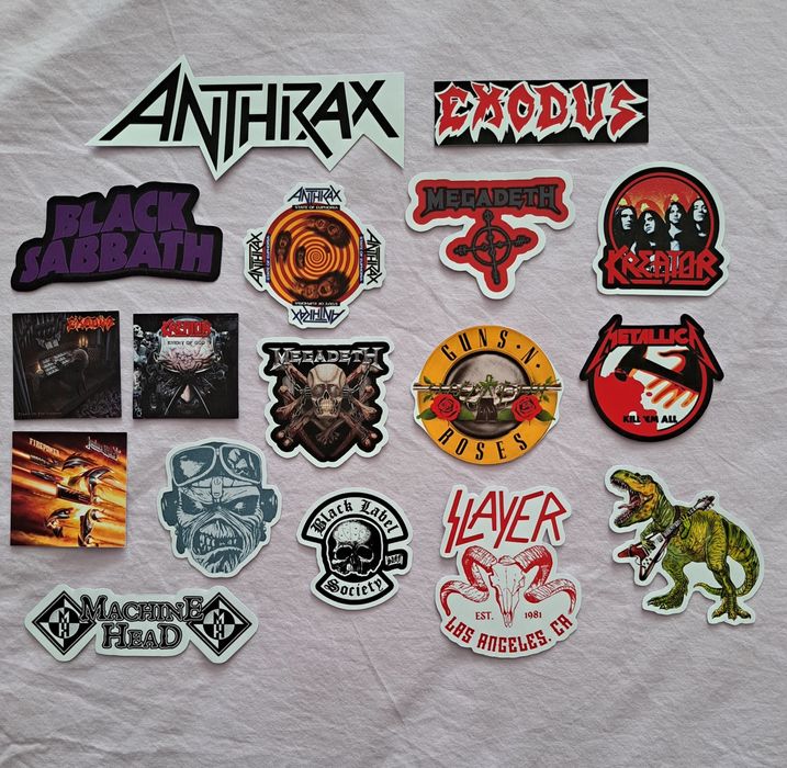 Рок/Метъл декорации за лаптоп/китара