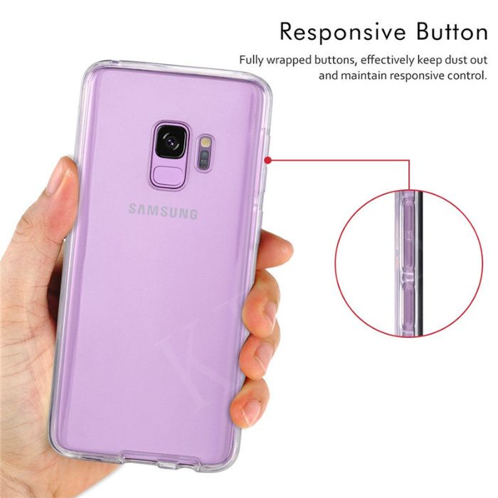 Husa CRYSTAL 360° fata + spate pt. Samsung Galaxy S9, S9+, S9 Plus