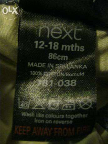 Pantaloni scurti NEXT, noi, 100% bbc, copii 12-18luni