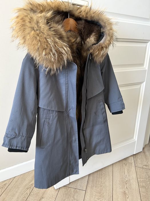 Зимняя детская парка в отличном состоянии