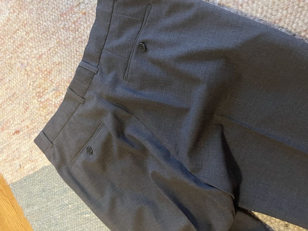 Pantaloni barbatesti gri M