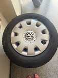 Джанти с гуми Semperit 195/65R15 + оригинални тасове