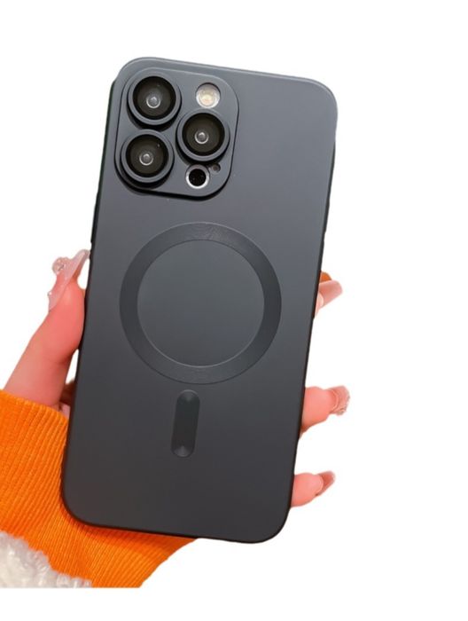 Husa Magsafe TPU Ultra Slim Neagr Iphone 16 16 PRO 17 PLUS PRO MAX AIR