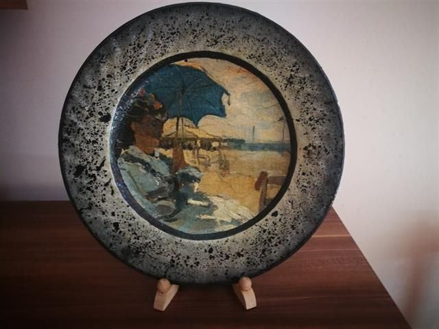 Колекционерски цветни чинии- 3 бр