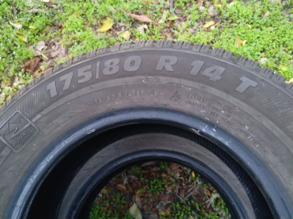 4 зимни гуми 175/80 R14 – SEMPERIT & FALKEN – ДОТ 2019–2020