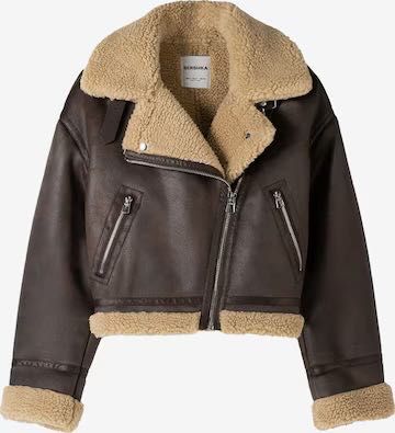 Кафяво яке Bershka Бершка XS