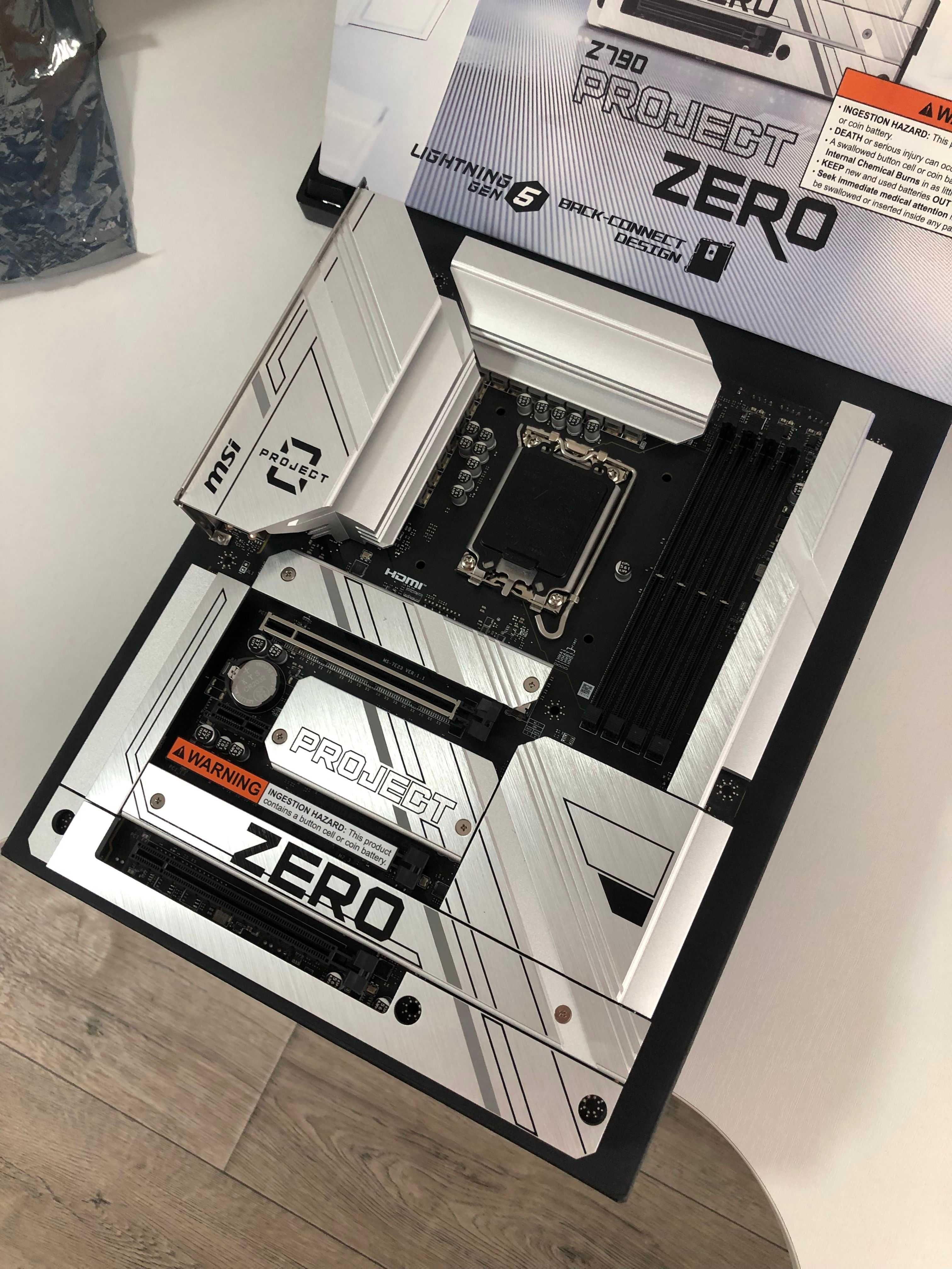Материнская плата MSI z790 Project Zero LGA 1700 DDR4 Pci5