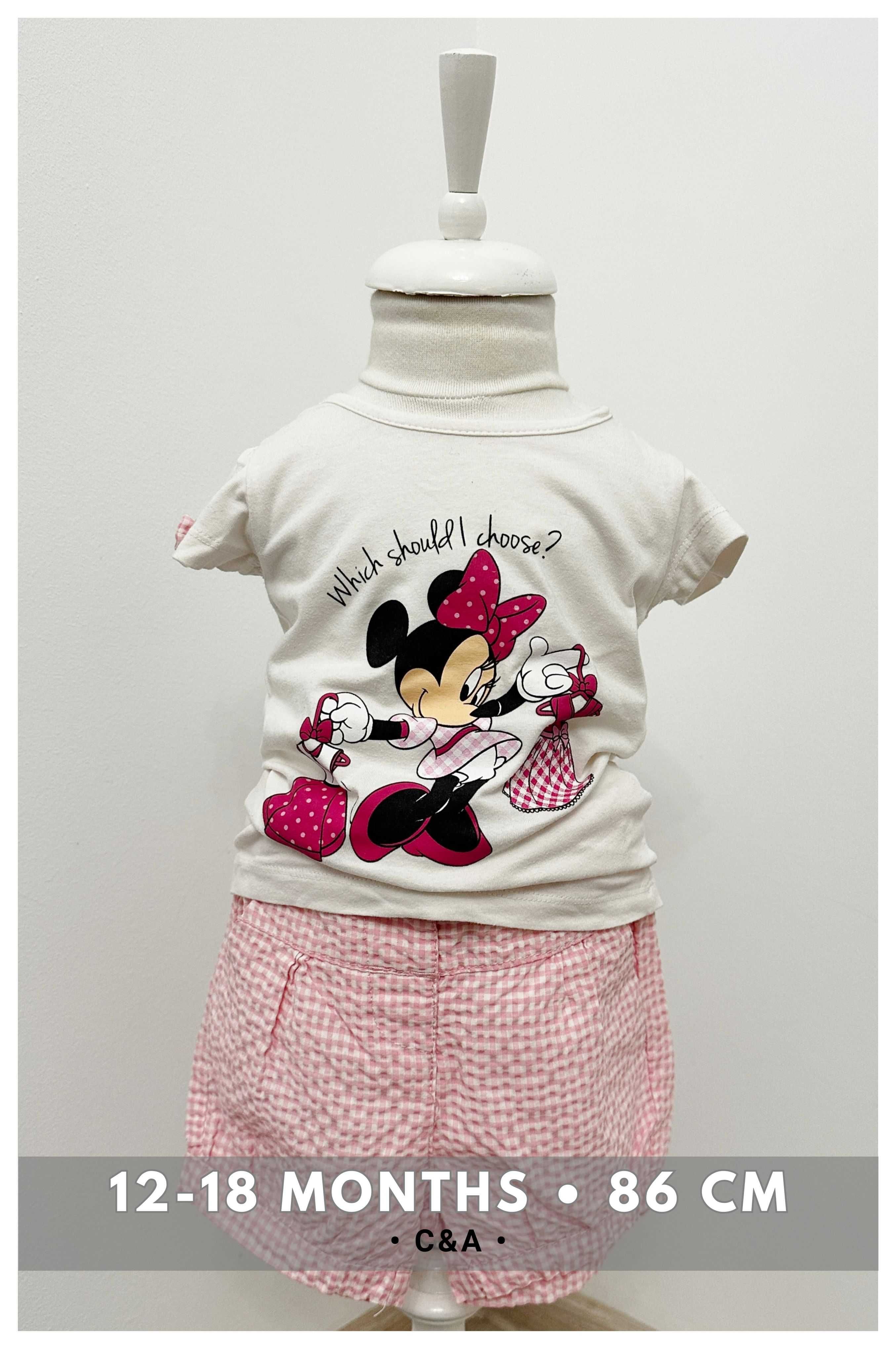 SET Minnie Mouse • C&A • 86 cm / 12-18 luni+