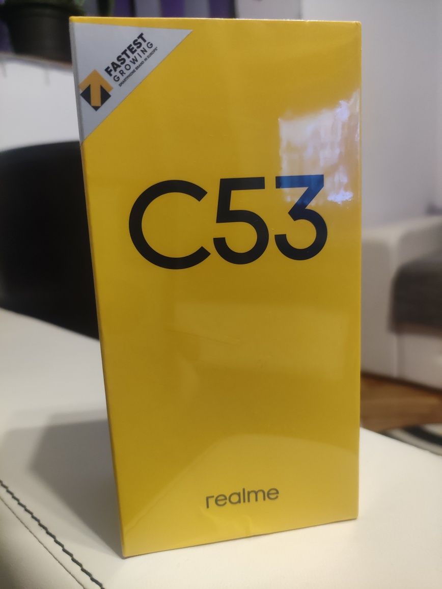 Telefon Realme C53, Dual SIM, 6GB RAM, 128GB, 4G, Champion Gold