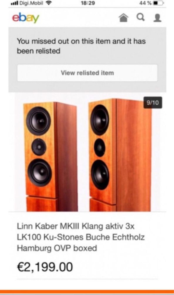 LINN Kaber ACTIV Se vinde pe componente Difuzor Tweeter Filtre Incintă