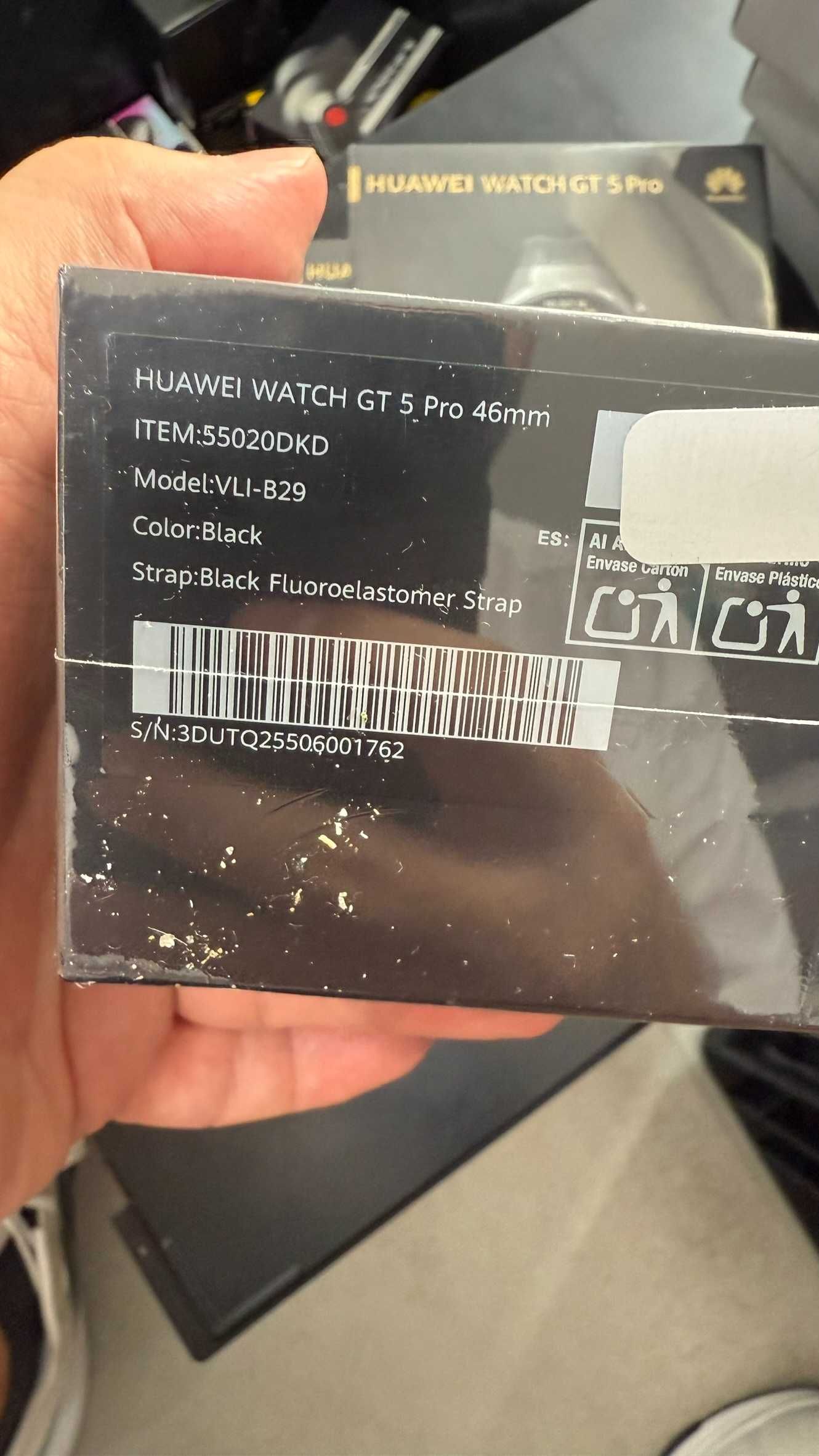 Smartwatch HUAWEI Watch GT 5 Pro 46mm, GPS, Android/iOS, Black