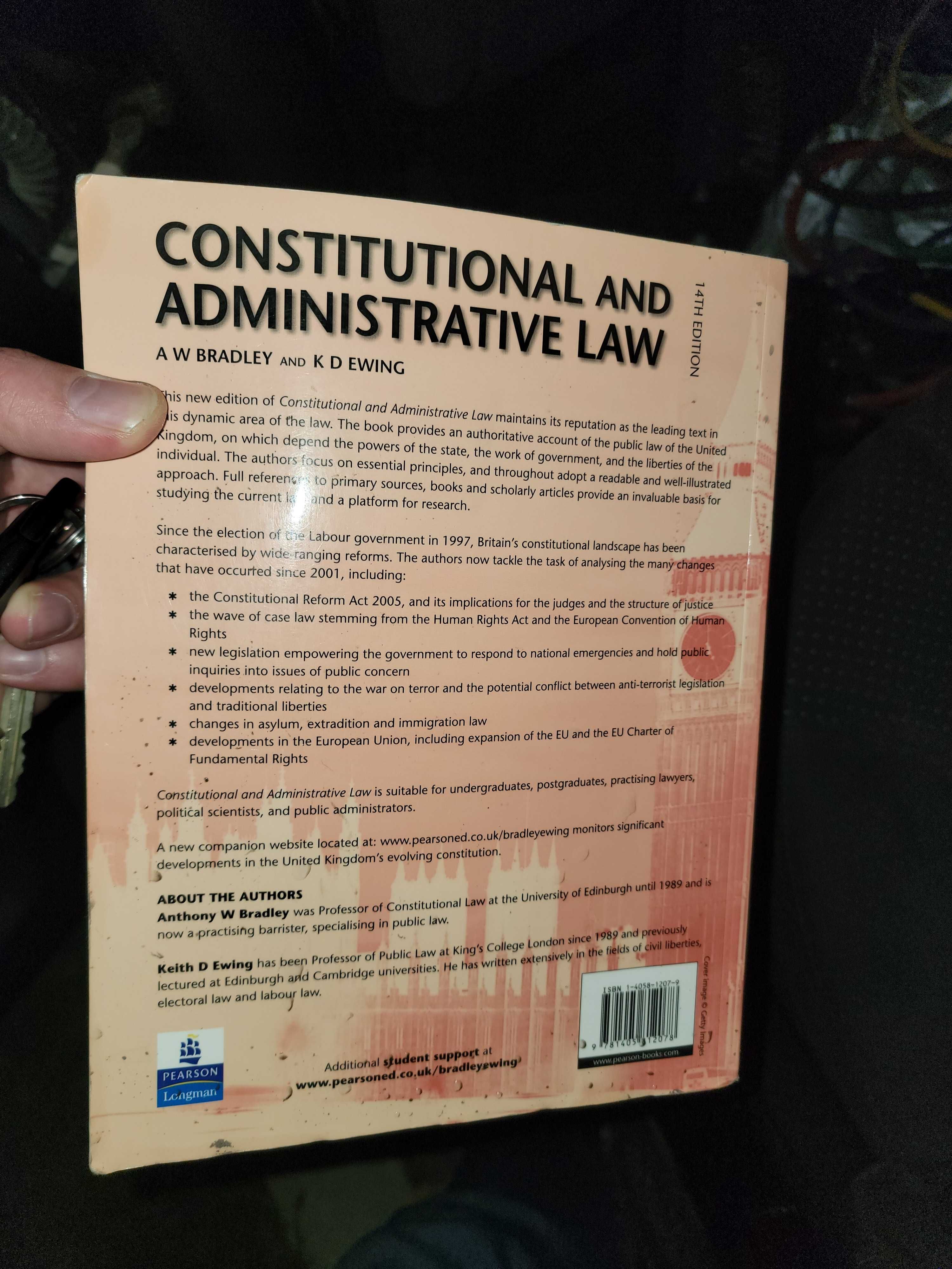 Книга Право/Constitutional and administrative law