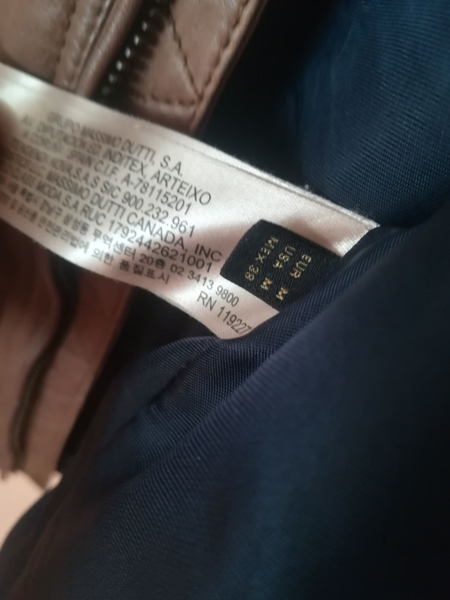 Geaca piele bărbați Massimo Dutti M