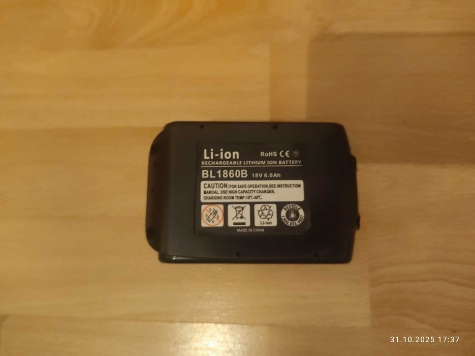 BL1860 18V 6000mAh литий-ионный аккумулятор для Makita