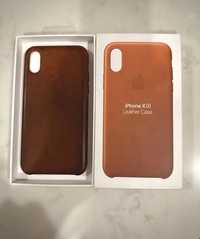 Apple iPhone X/XS Saddle Brown leather case