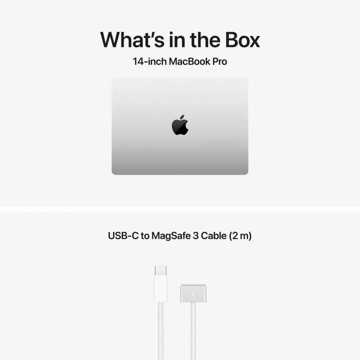 Лаптоп, Apple 14-inch MacBook Pro: Apple M5 Pro chip with 18-core CPU and 20-core GPU, 24GB, 2TB SSD - Silver — миниатюра 3