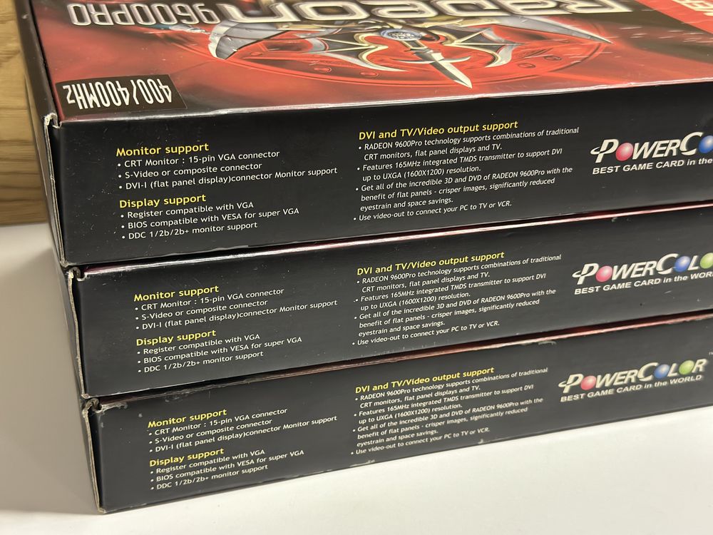 RADEON 9600 Pro AGP Noua In Cutie Sigilata Retro Pc Placa Video Ati