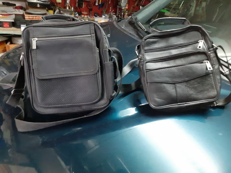 Две кожени чанти много запазени