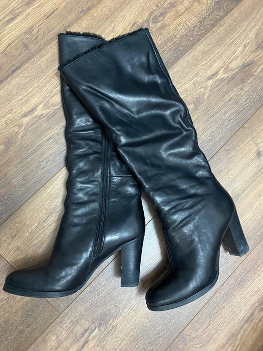 Продам зимняя натуральная кожа, натуральный шерсть