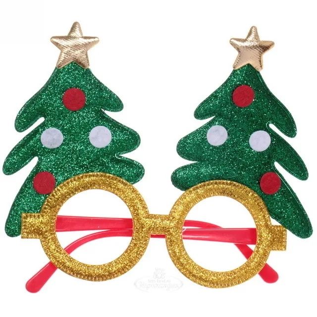 Подарки Новогодние очки и ободки оптом