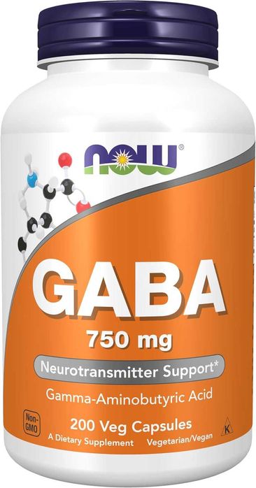 NOW Foods GABA 200 таб.– Поддержка нервной системы [Оригинал США]