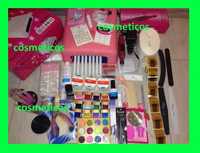 Kit set manichiura unghii false- lampa UV,pila,geluri ccn,tipsuri-BEST