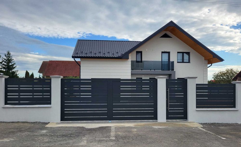 Balustrade din aluminiu și garduri electrostatic.