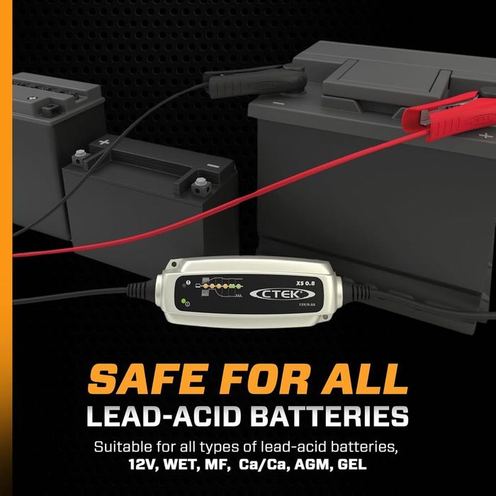 Redresor acumulatori moto CTEK XS 0.8, 12V 0.8A,sigilat