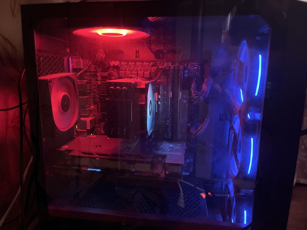 Продается мощный игровой пк процессор i5-12400 видеокарта AMD RX6600