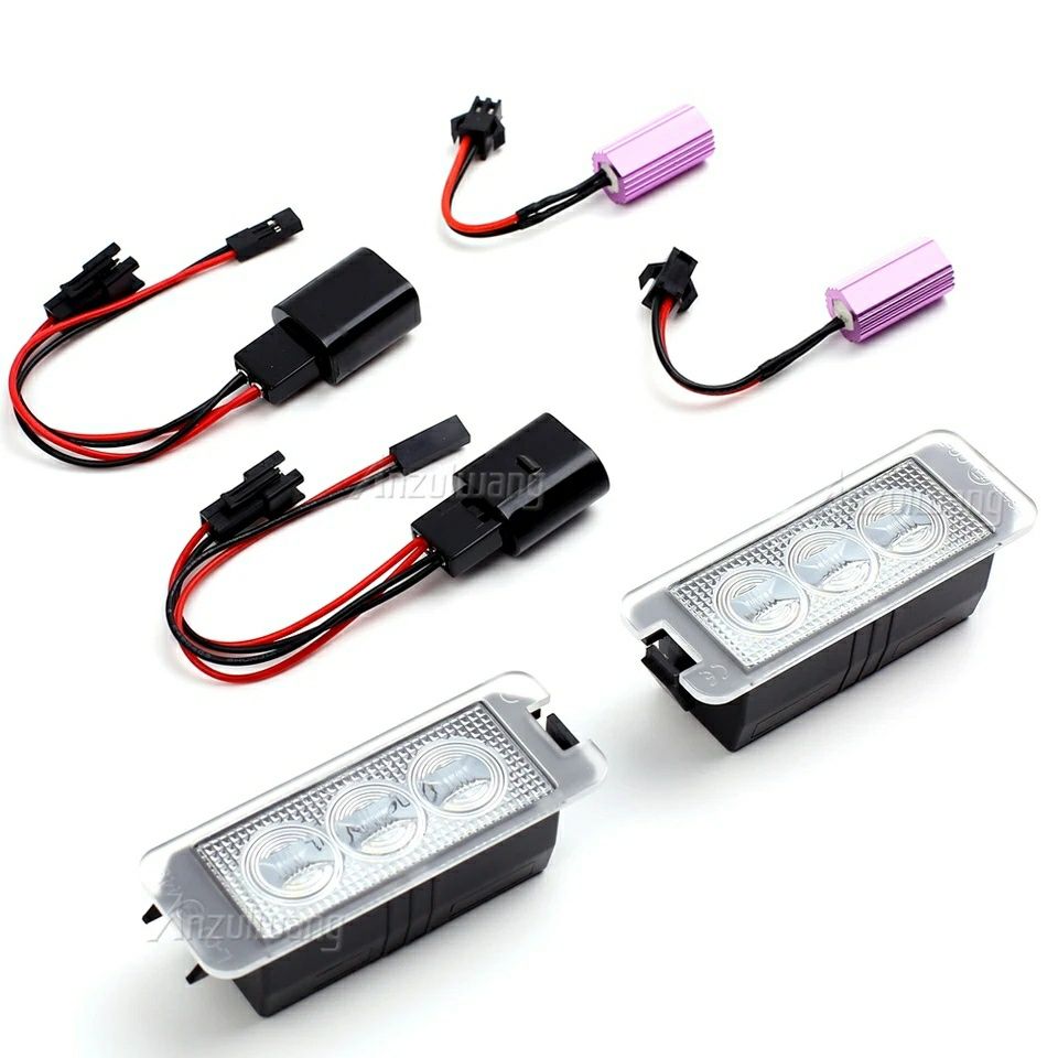 Lampi LED VW numar placuta inmatriculare canbus Golf Passat SEAT SKOD