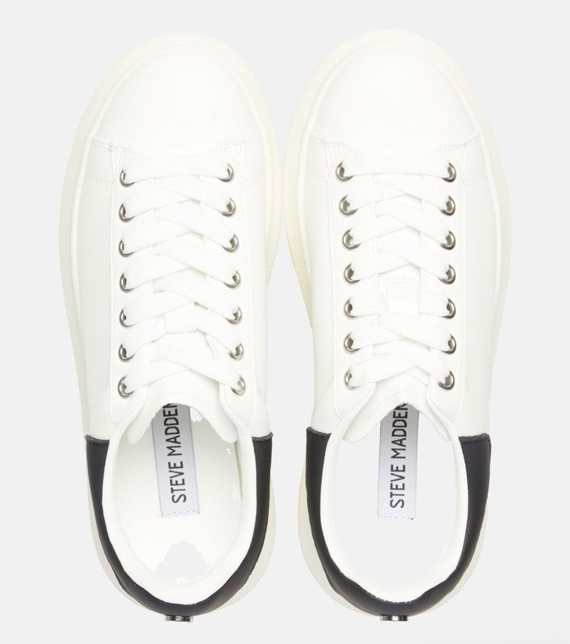 Дамски бели кецове Steve Madden