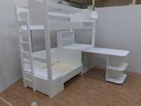 TRANSPORT GRATUIT.Pat etajat cu loc suplimentar si birou.cod 2451